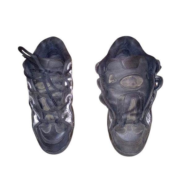 Osiris D3 2001 Mens Size 10.5 Skateboard Shoes Skate Sneakers Black/Black/Reflec - Picture 11 of 12
